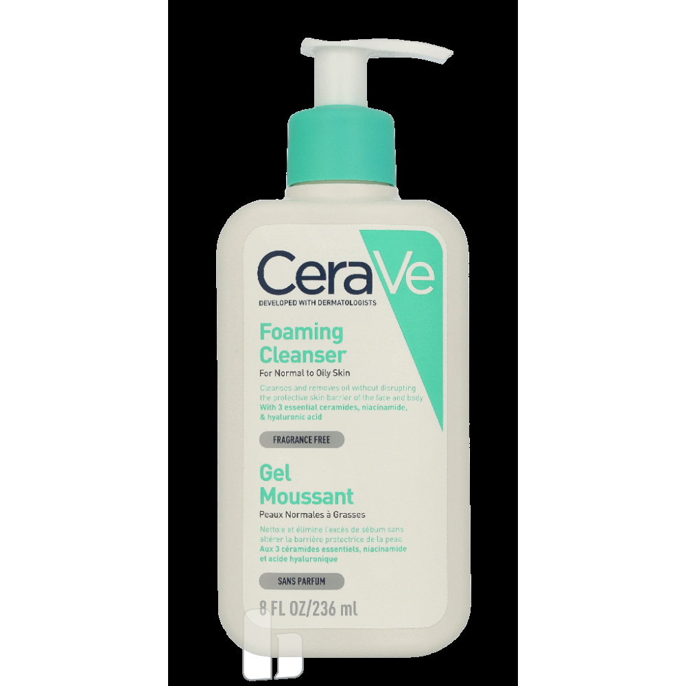 Produktbild för CeraVe Foaming Cleanser w/Pump 236 ml Unisex