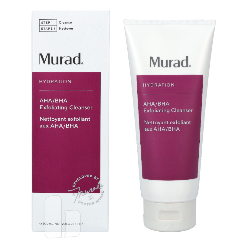 Produktbild för Murad Hydration AHA/BHA Exfoliating Cleanser