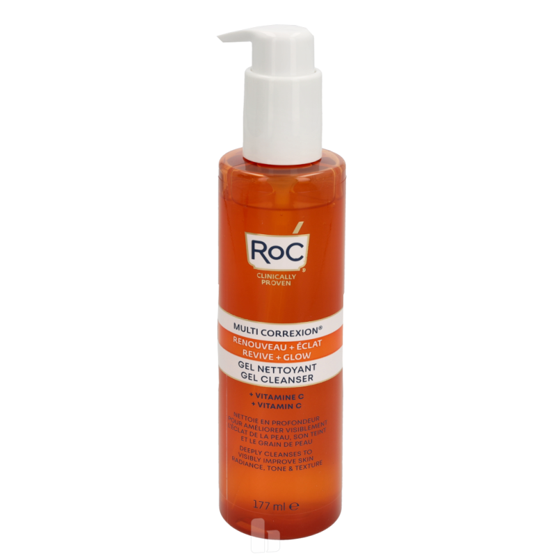 Produktbild för ROC Multi Correxion Revive & Glow Vitamin C Gel Cleanser
