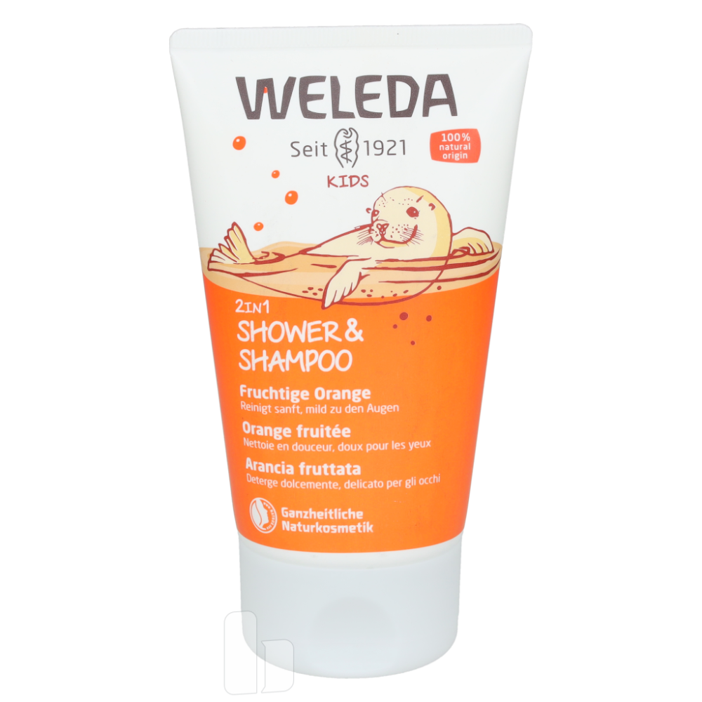 Produktbild för Weleda Kids 2in1 Shower & Shampoo Fruity Orange 150 ml Unisex
