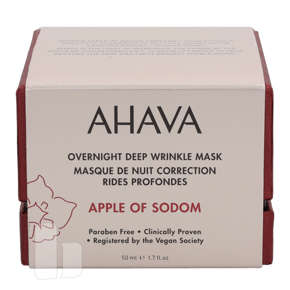 Produktbild för Ahava Apple of Sodom Overnight Deep Wrinkle Mask 50 ml Dam