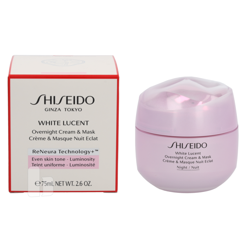Produktbild för Shiseido White Lucent Overnight Cream & Mask