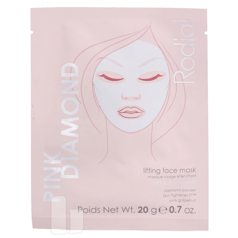 Produktbild för Rodial Pink Diamond Instant Lifting Mask