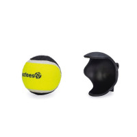 Produktbild för Hundleksak Tennisboll med hållare  Beeztees 6,3cm