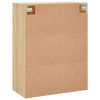 Produktbild för Väggskåp 2 st sonoma-ek 69,5x34x90 cm