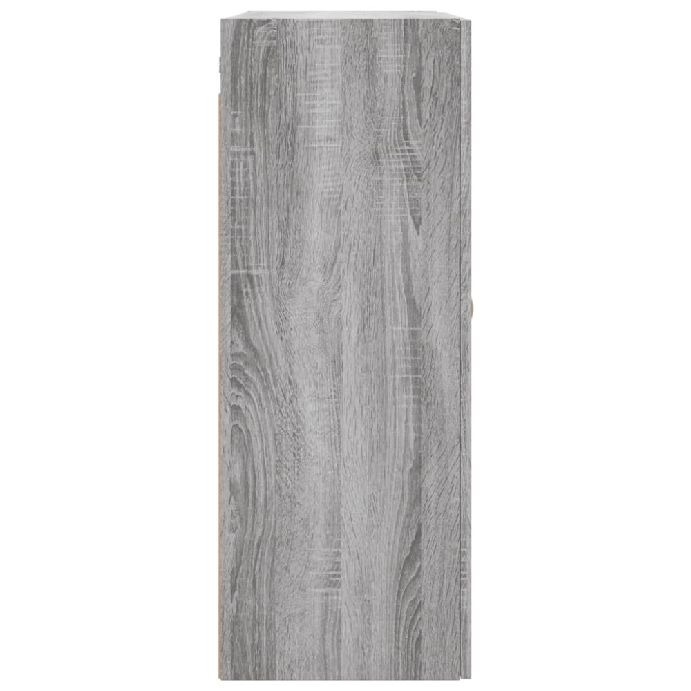 Produktbild för Väggskåp 2 st grå sonoma 69,5x34x90 cm