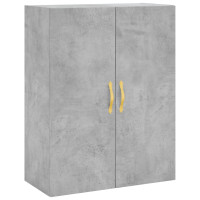 Produktbild för Väggskåp 2 st betonggrå 69,5x34x90 cm