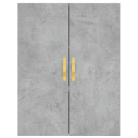 Produktbild för Väggskåp 2 st betonggrå 69,5x34x90 cm