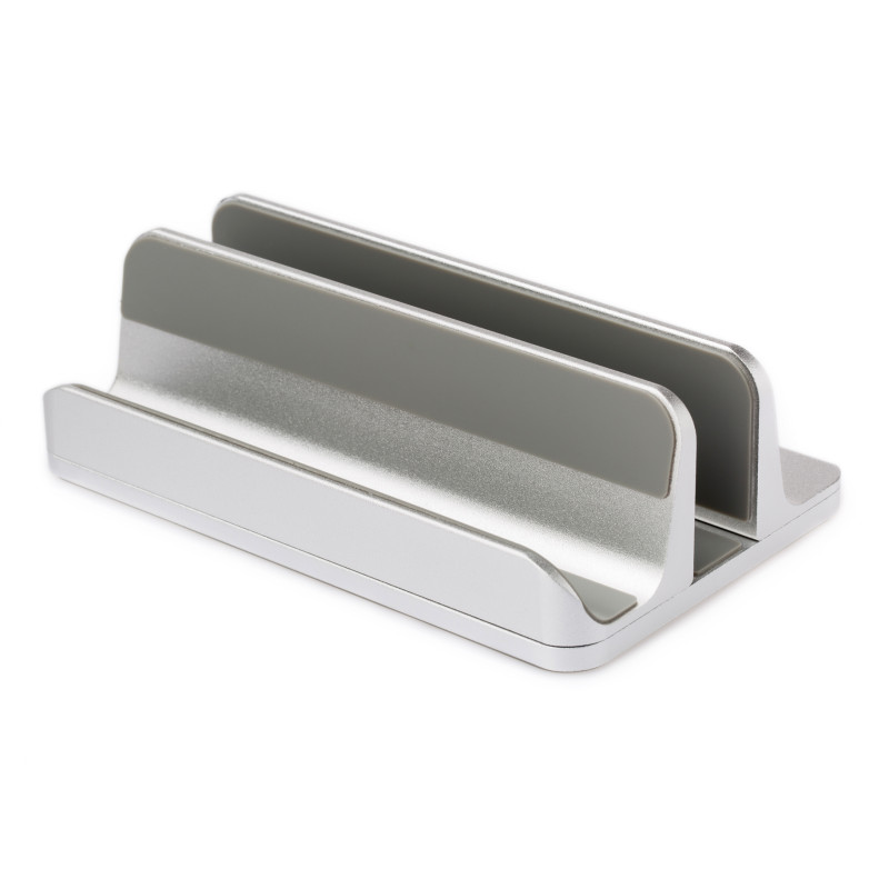 Produktbild för Dual Bordsställ för Tablet Mac/Ultrabooks Justerbar Aluminiun Silver
