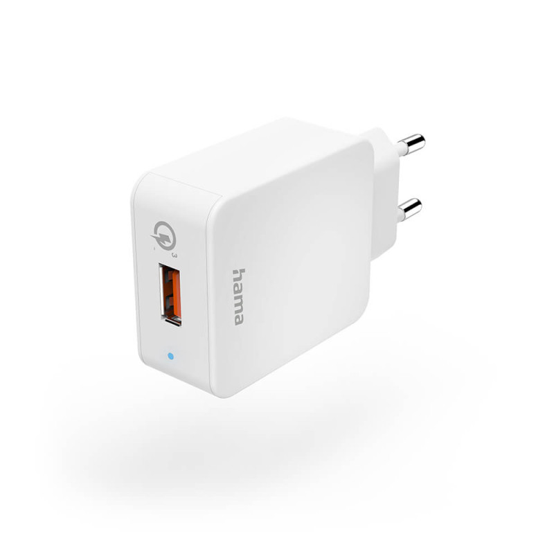 Produktbild för Quick Charger 1x USB-A Qualcomm 19.5W White