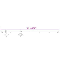 Produktbild för Skjutdörr med beslag 85x210 cm massiv furu