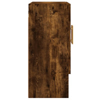 Produktbild för Väggskåp rökfärgad ek 60x31x70 cm konstruerat trä