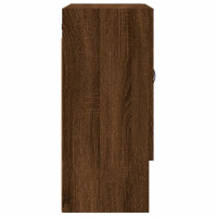 Produktbild för Väggskåp brun ek 60x31x70 cm konstruerat trä