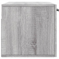 Produktbild för Väggskåp grå sonoma 80x36,5x35 cm konstruerat trä