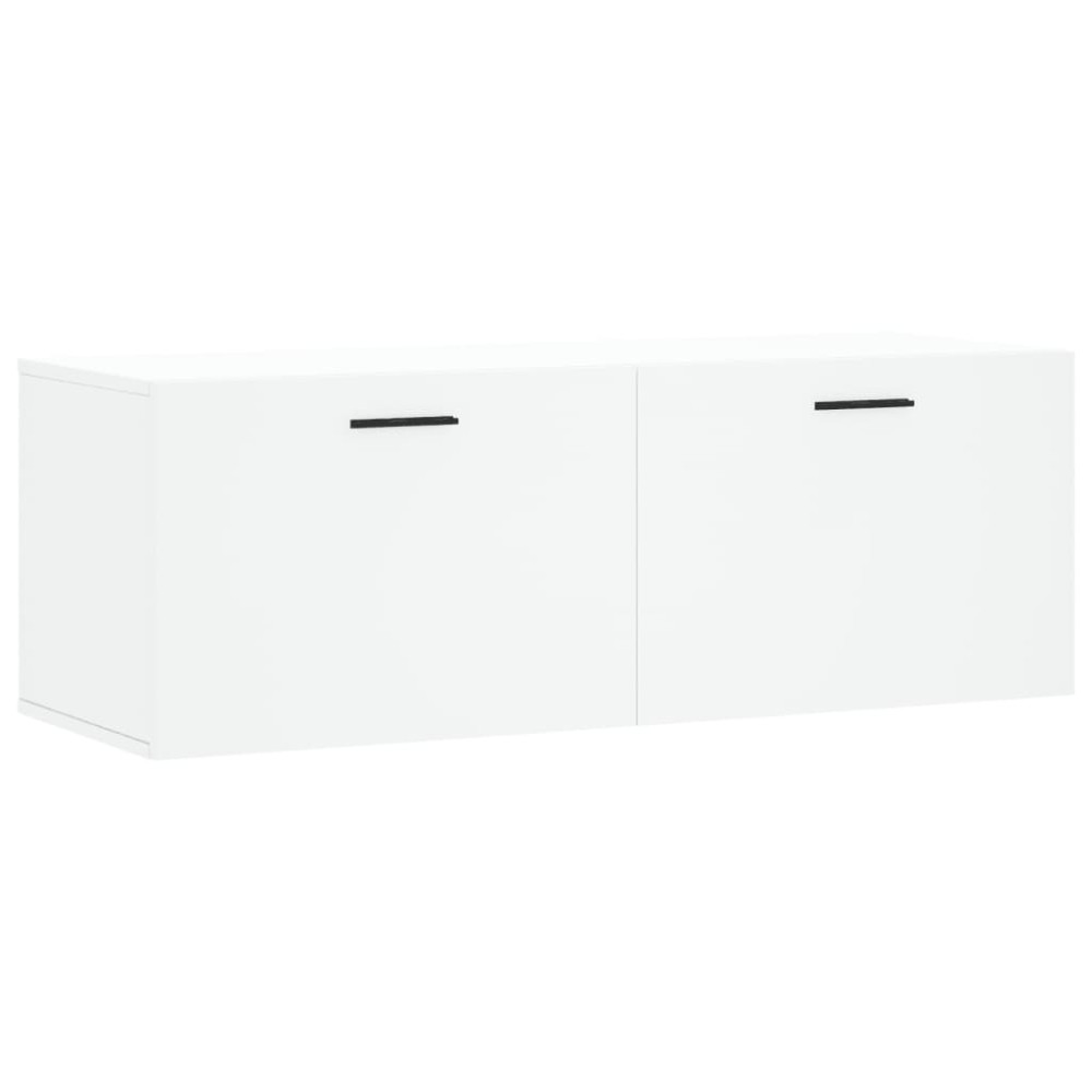 Produktbild för Väggskåp vit 100x36,5x35 cm konstruerat trä