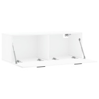 Produktbild för Väggskåp vit 100x36,5x35 cm konstruerat trä