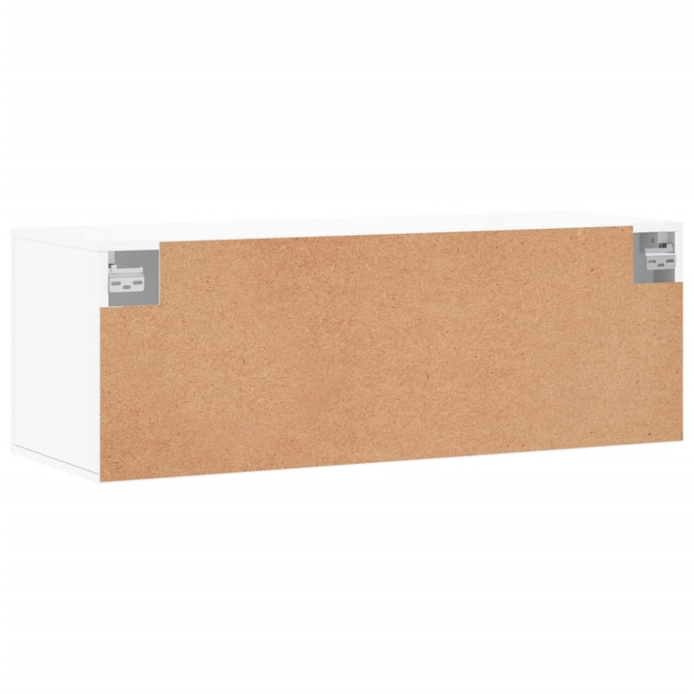 Produktbild för Väggskåp vit 100x36,5x35 cm konstruerat trä