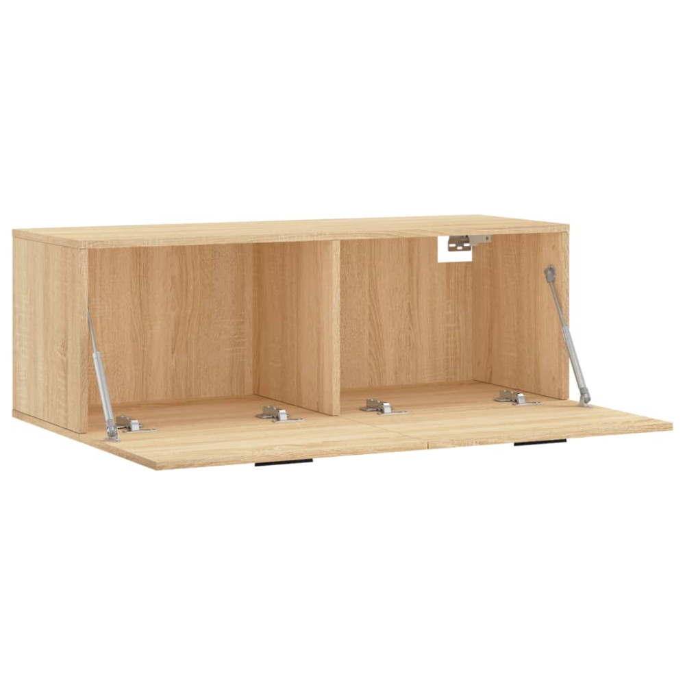 Produktbild för Väggskåp sonoma-ek 100x36,5x35 cm konstruerat trä