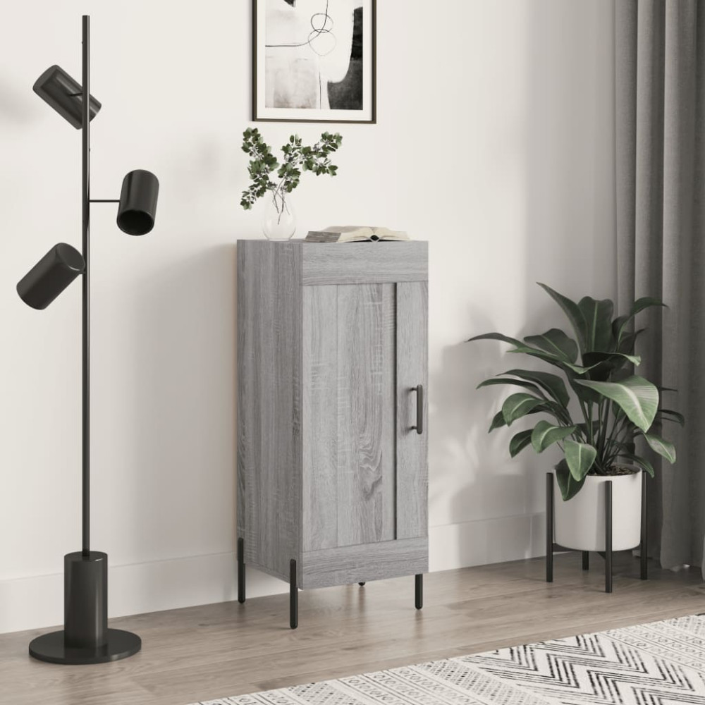 Produktbild för Skåp grå sonoma 34,5x34x90 cm konstruerat trä