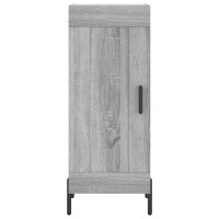 Produktbild för Skåp grå sonoma 34,5x34x90 cm konstruerat trä