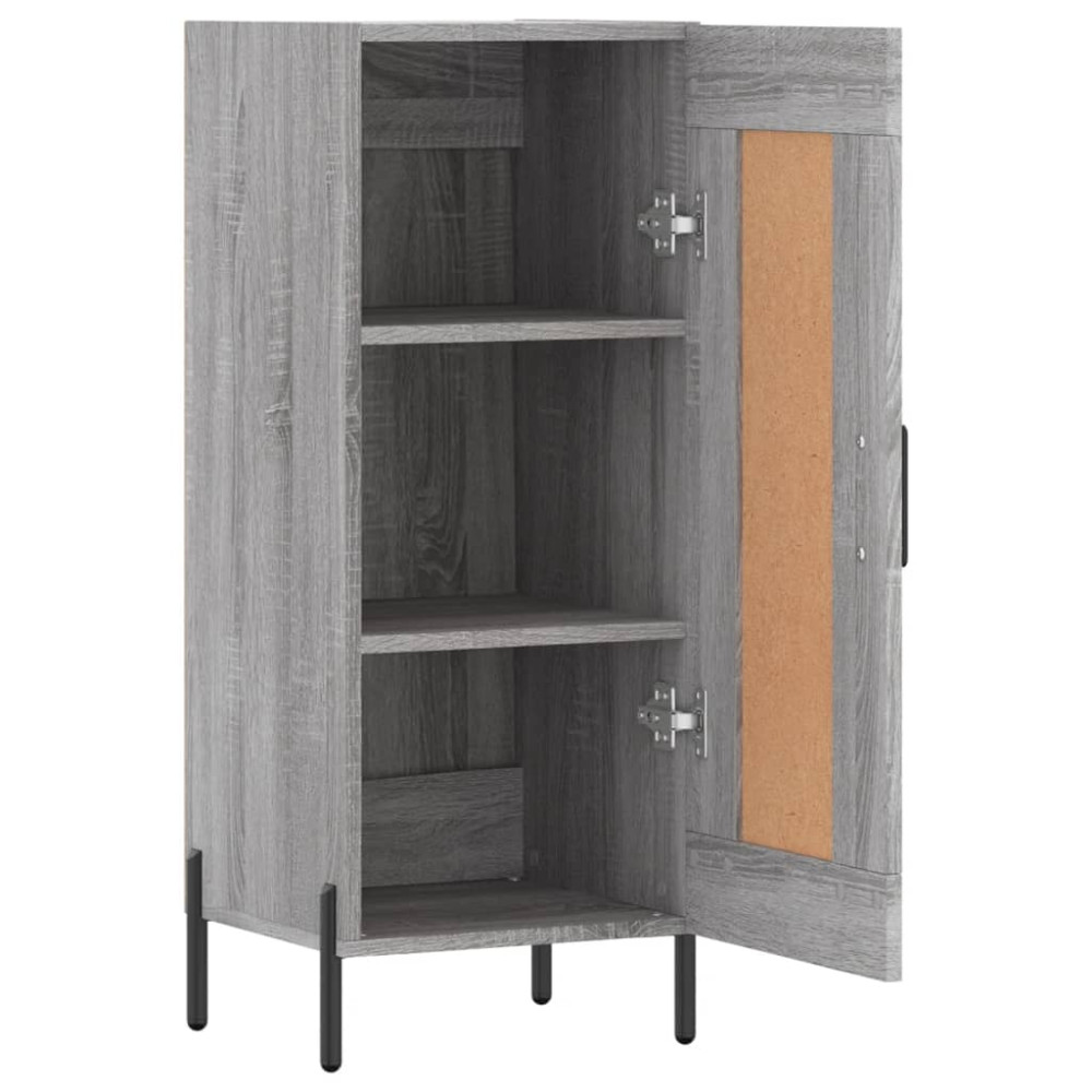 Produktbild för Skåp grå sonoma 34,5x34x90 cm konstruerat trä