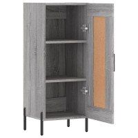 Produktbild för Skåp grå sonoma 34,5x34x90 cm konstruerat trä