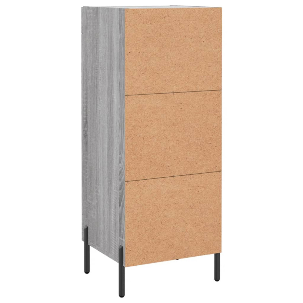 Produktbild för Skåp grå sonoma 34,5x34x90 cm konstruerat trä