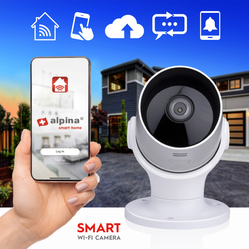 Produktbild för WiFi Smart Utomhus Kamera 1080p