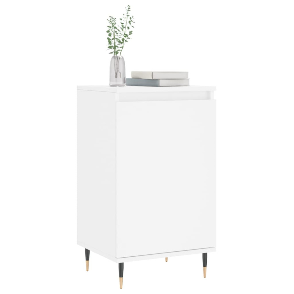 Produktbild för Byråer 2 st vit 40x35x70 cm konstruerat trä