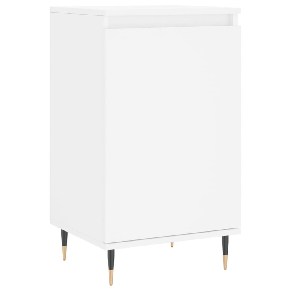 Produktbild för Byråer 2 st vit 40x35x70 cm konstruerat trä