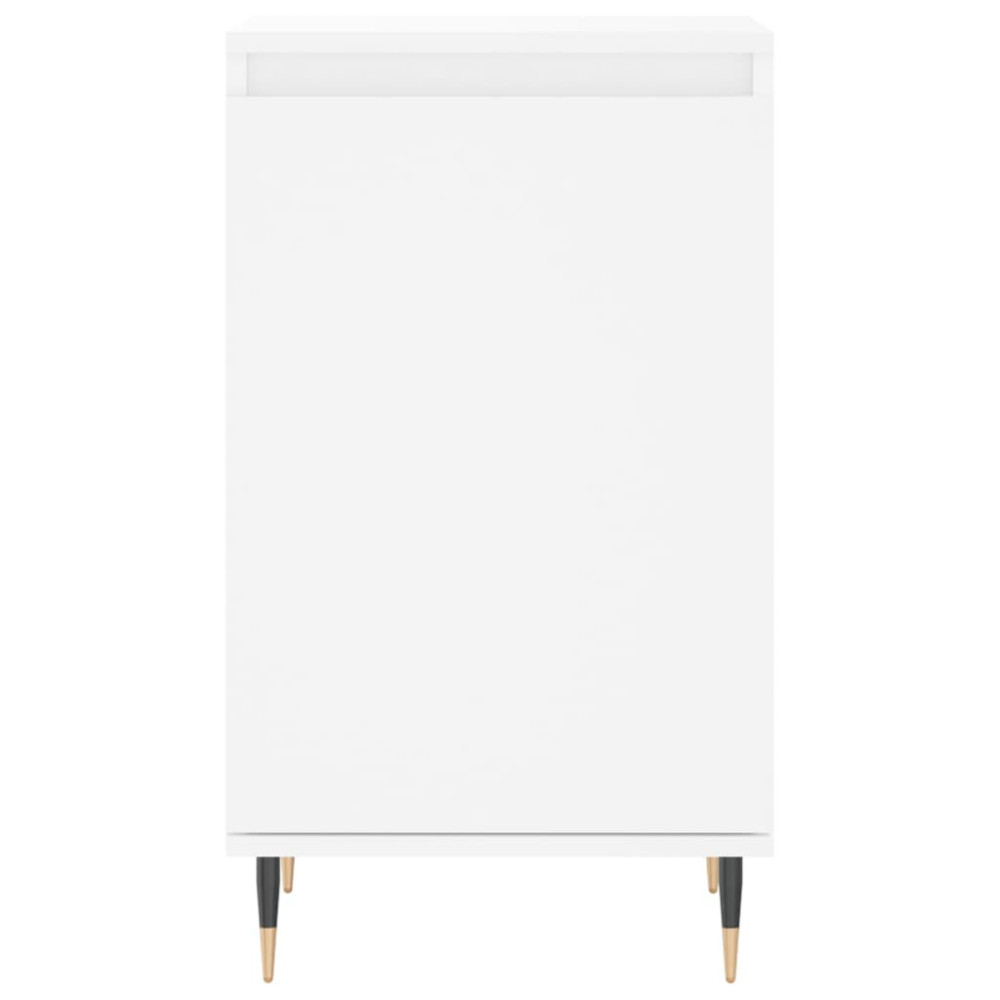 Produktbild för Byråer 2 st vit 40x35x70 cm konstruerat trä