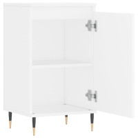 Produktbild för Byråer 2 st vit 40x35x70 cm konstruerat trä