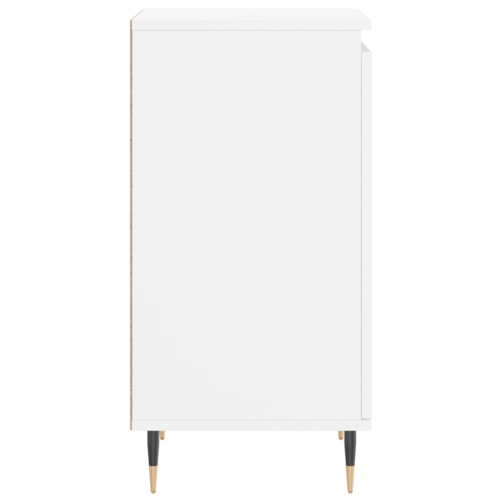 Produktbild för Byråer 2 st vit 40x35x70 cm konstruerat trä