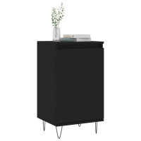 Produktbild för Byråer 2 st svart 40x35x70 cm konstruerat trä