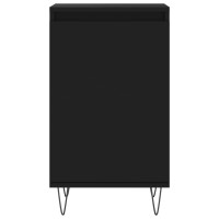 Produktbild för Byråer 2 st svart 40x35x70 cm konstruerat trä