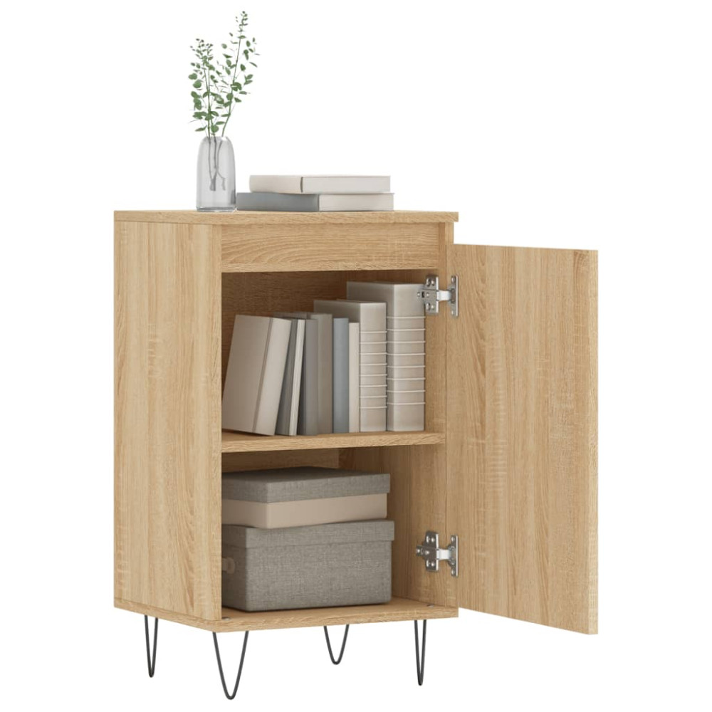Produktbild för Byråer 2 st sonoma-ek 40x35x70 cm konstruerat trä