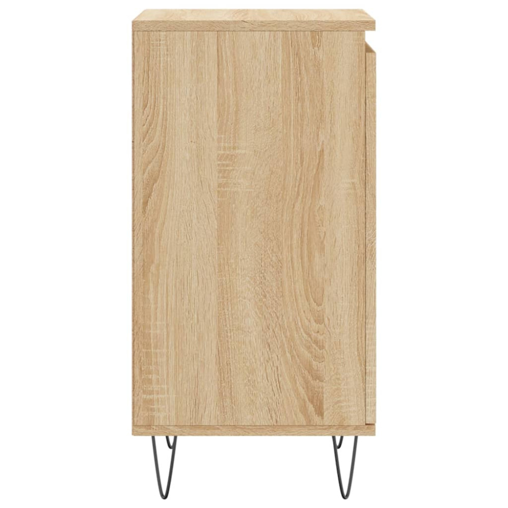 Produktbild för Byråer 2 st sonoma-ek 40x35x70 cm konstruerat trä