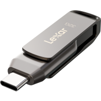 Produktbild för Lexar JumpDrive Dual Drive D400 Type-C/Type-C & Type-A, up to 100MB/s read (USB 3.1) 32GB