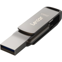 Produktbild för Lexar JumpDrive Dual Drive D400 Type-C/Type-C & Type-A, up to 130MB/s read (USB 3.1) 256GB