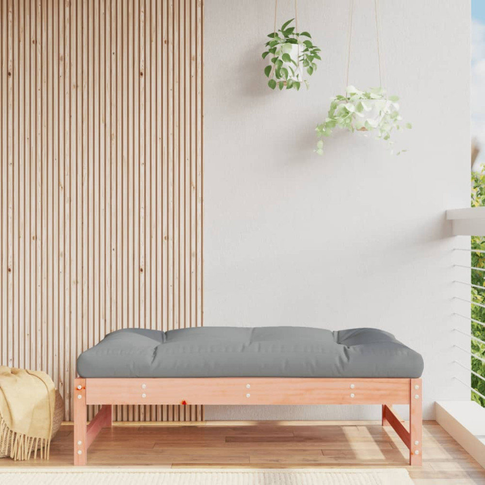 Produktbild för Fotpall för trädgården 120x80 cm massivt douglasträ