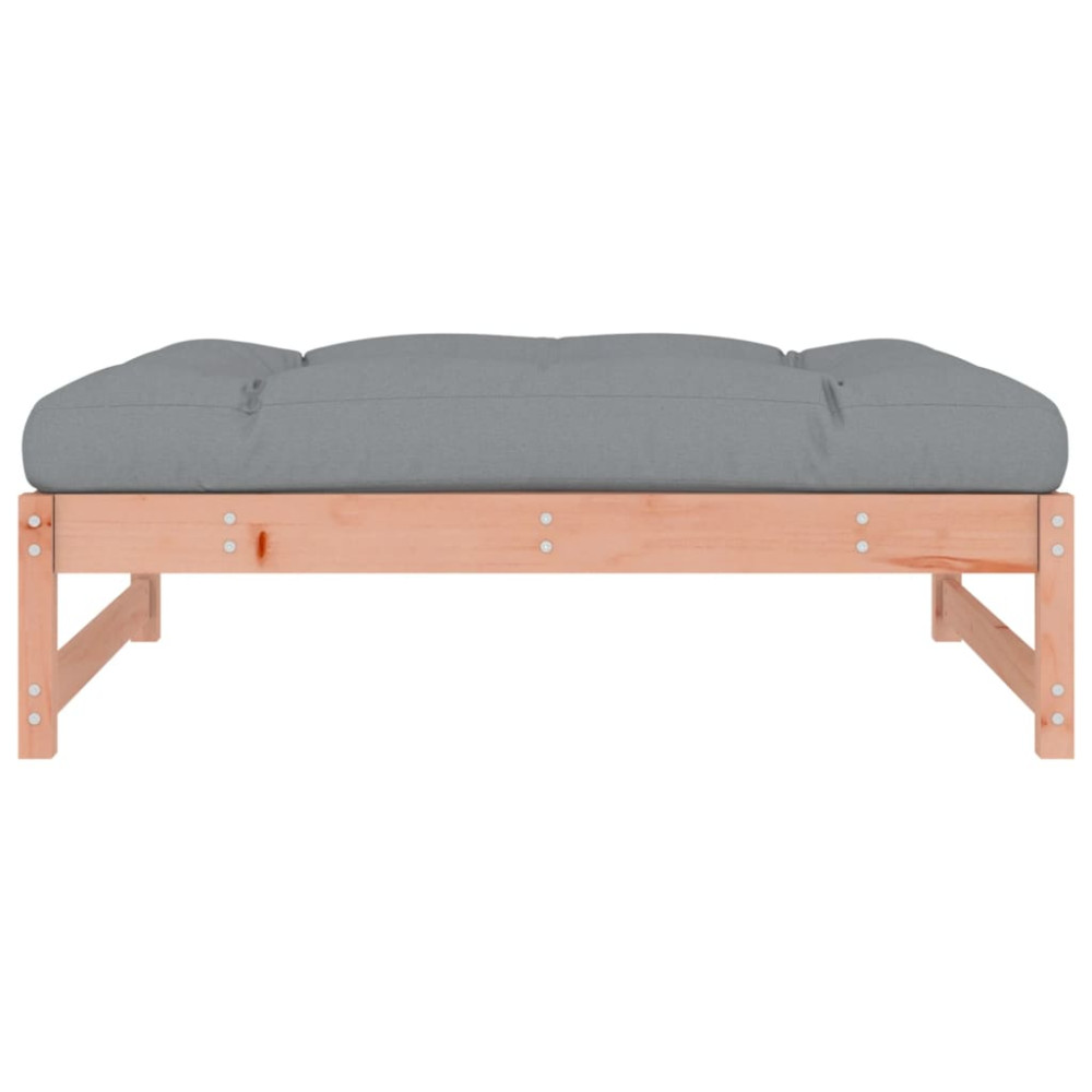 Produktbild för Fotpall för trädgården 120x80 cm massivt douglasträ