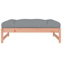 Produktbild för Fotpall för trädgården 120x80 cm massivt douglasträ