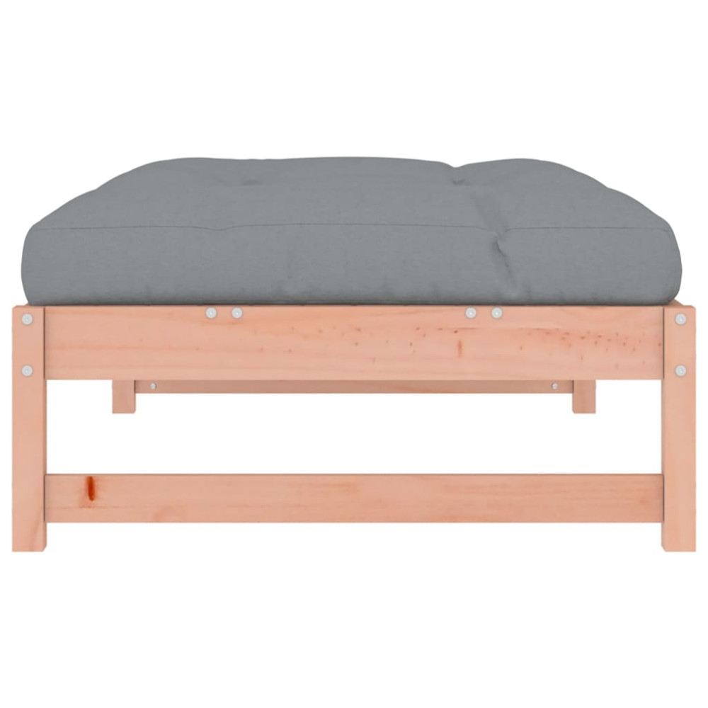 Produktbild för Fotpall för trädgården 120x80 cm massivt douglasträ