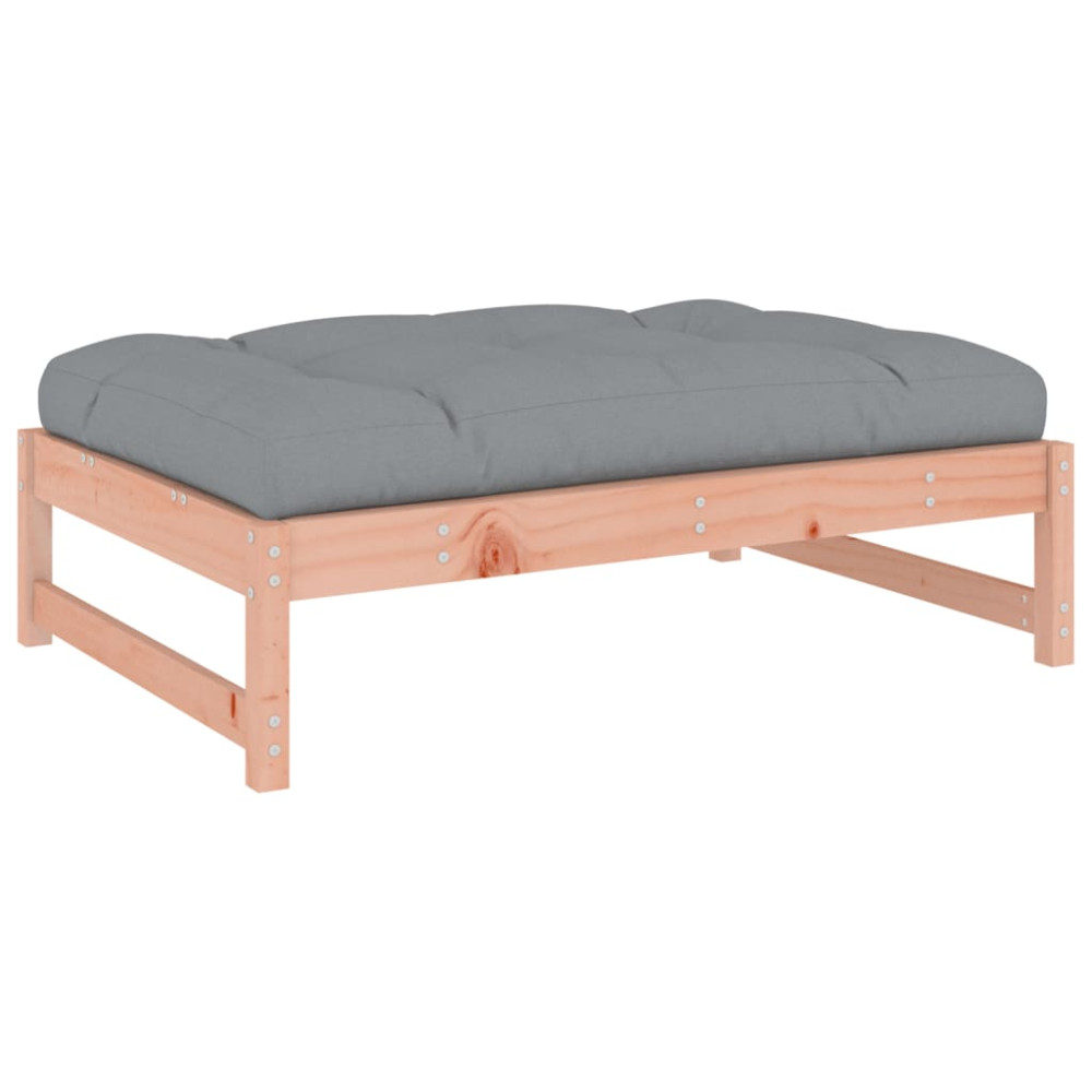 Produktbild för Fotpall för trädgården 120x80 cm massivt douglasträ