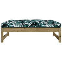 Produktbild för Fotpall för trädgården 120x80 cm massiv furu