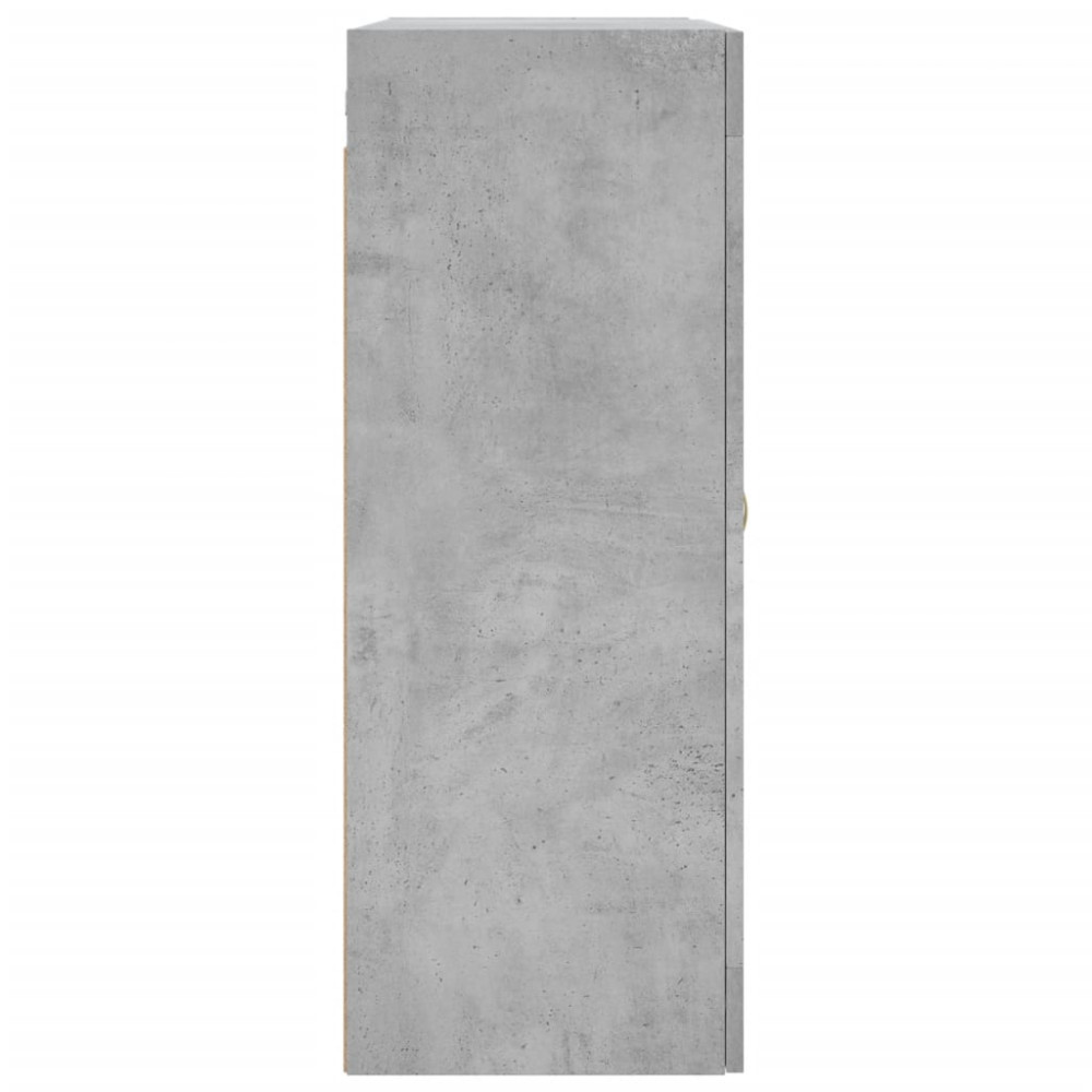 Produktbild för Väggskåp betonggrå 69,5x34x90 cm
