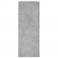 Produktbild för Väggskåp betonggrå 69,5x34x90 cm