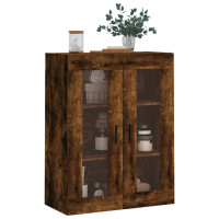 Produktbild för Väggskåp rökfärgad ek 69,5x34x90 cm