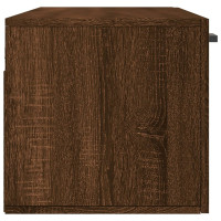 Produktbild för Väggskåp brun ek 100x36,5x35 cm konstruerat trä