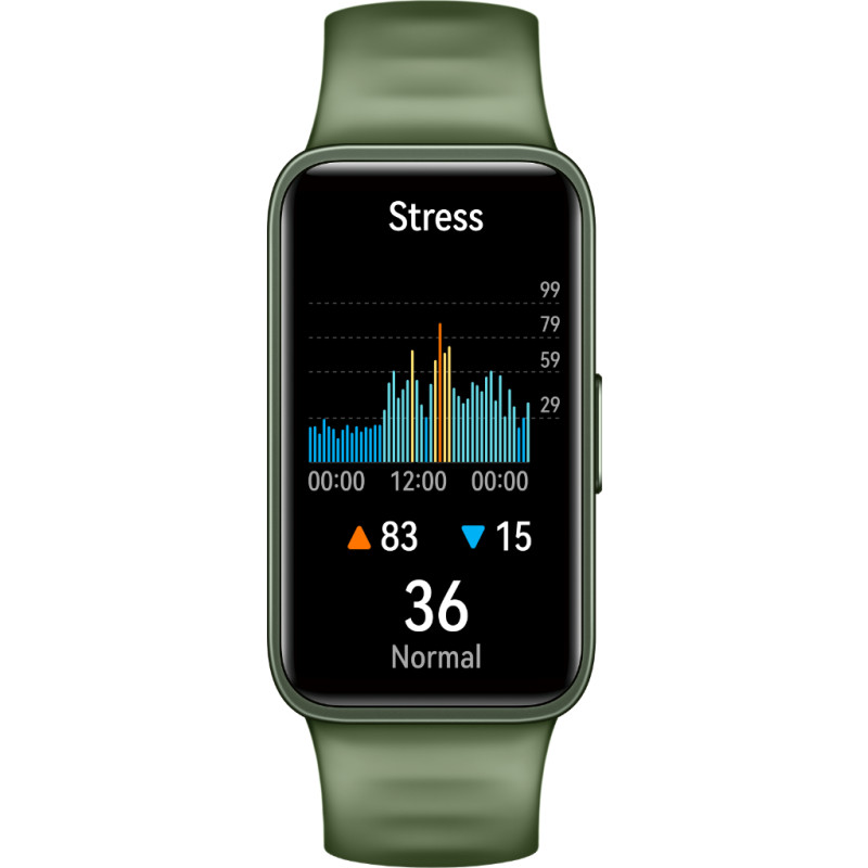 Produktbild för Huawei Band 8 AMOLED Armband med aktivitetsspårare 3,73 cm (1.47") Svart, Grön